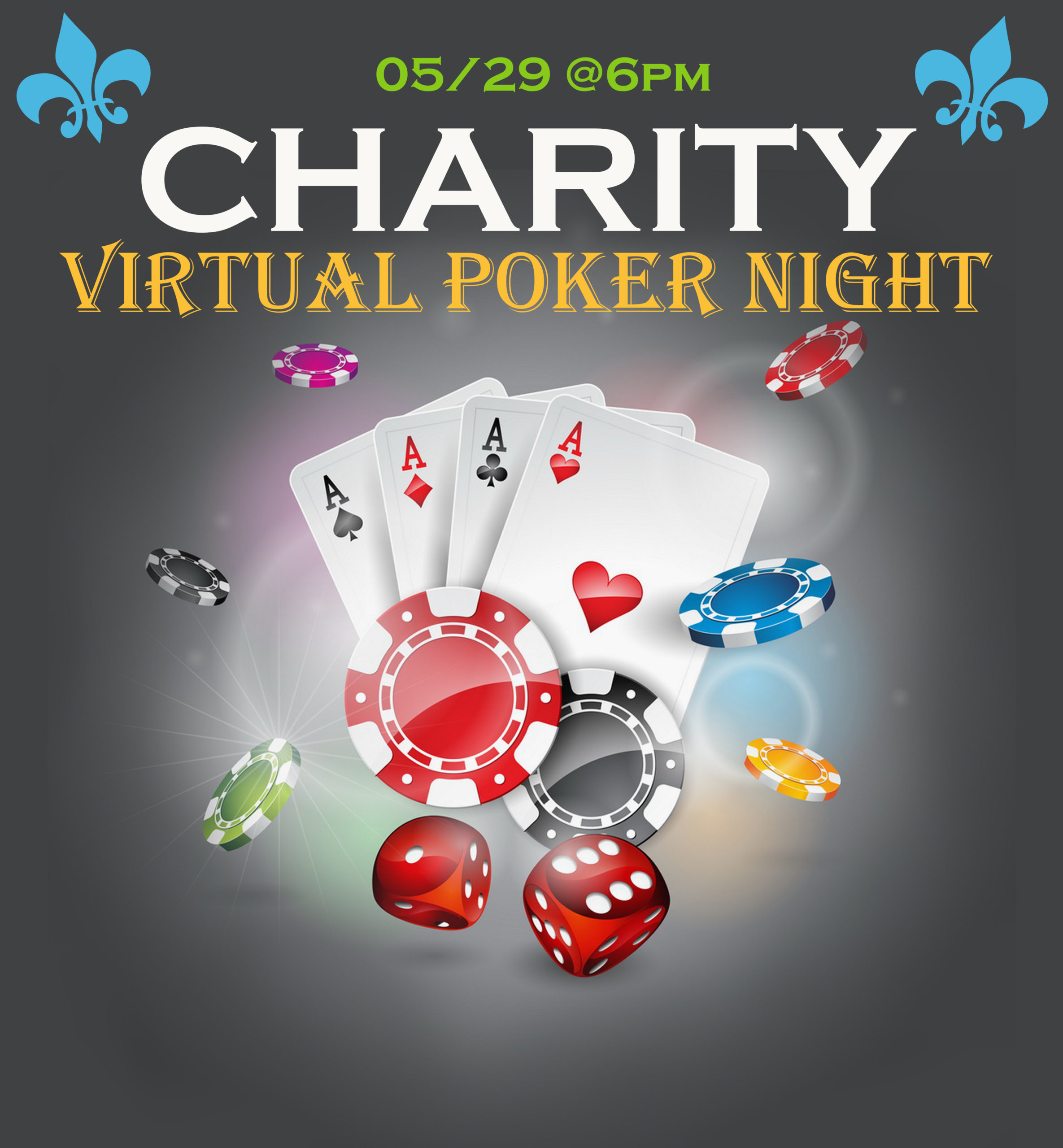 Charity poker night image